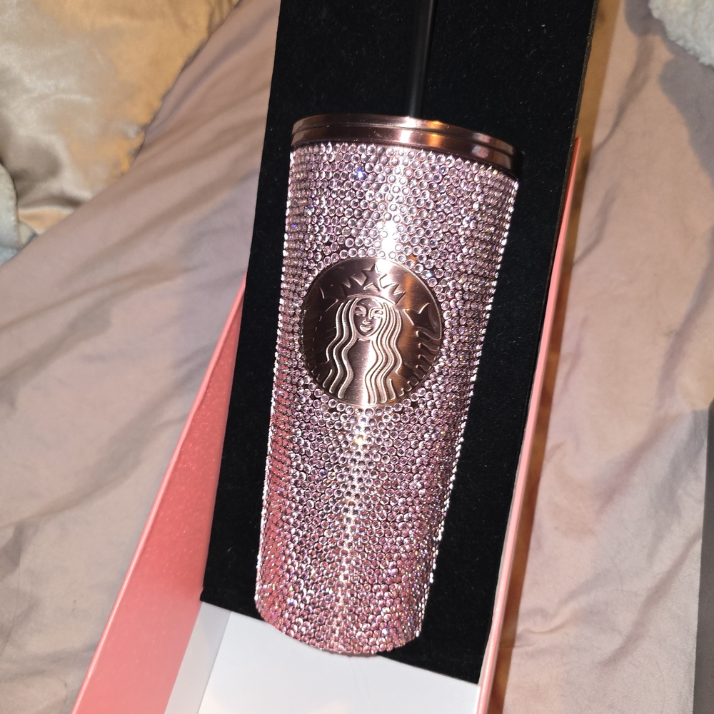 Starbucks Pink Rhinestone Tumbler